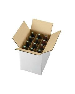 Scatola con alveare per bottiglie - 32 x 24 x 32,5 cm  - All' ingrosso