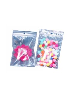 100 my PE bags with pressure closure - 10 X 15 Cm - Business Supply