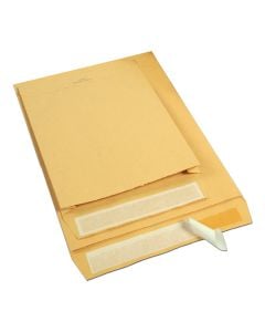  Enveloppe brune en papier kraft simple vitrage - En gros
