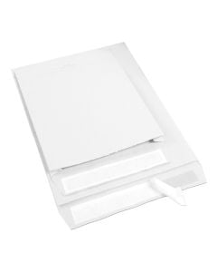  Enveloppes blanches en papier kraft simple vitrage - En gros
