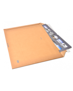 Brauner mikrowellengeeigneter Versandbeutel aus Karton – 25,2 x 20,2 cm - B2B Fachhandel