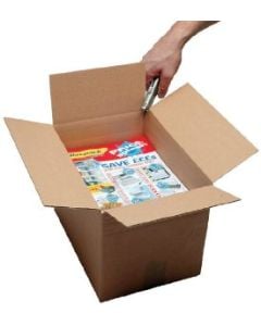 Cardboard boxes with variable height - double corrugated cardboard - Business Supply