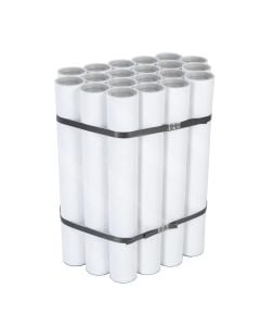 Tubes d'expédition en carton blanc - 4 x 31 cm - En gros